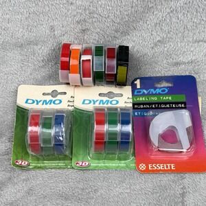 Vintage DYMO Labeling Tape Embossing Mixed Colors NEW